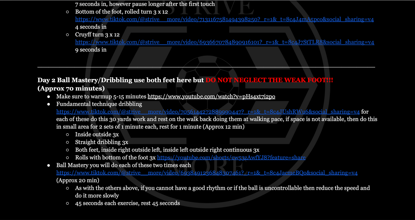 Best Weak Foot Training Program In the World